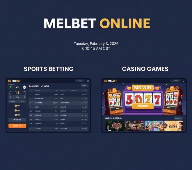 Melbet online betting and casino gaming platform